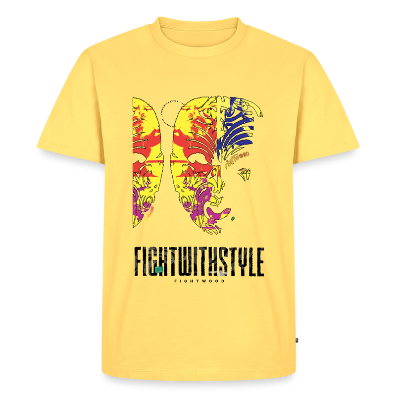 Männer Premium T-Shirt - Pastellgelb