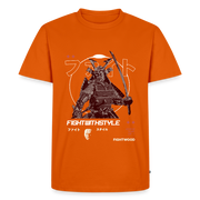 Fightwood Samurai Premium T-Shirt – Nachhaltig, Bequem & Stylisch - Orange 