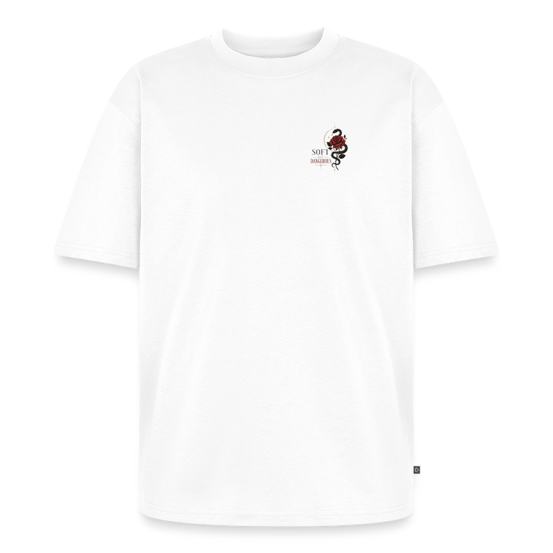 Unisex Premium Oversized Bio T-Shirt - Weiß