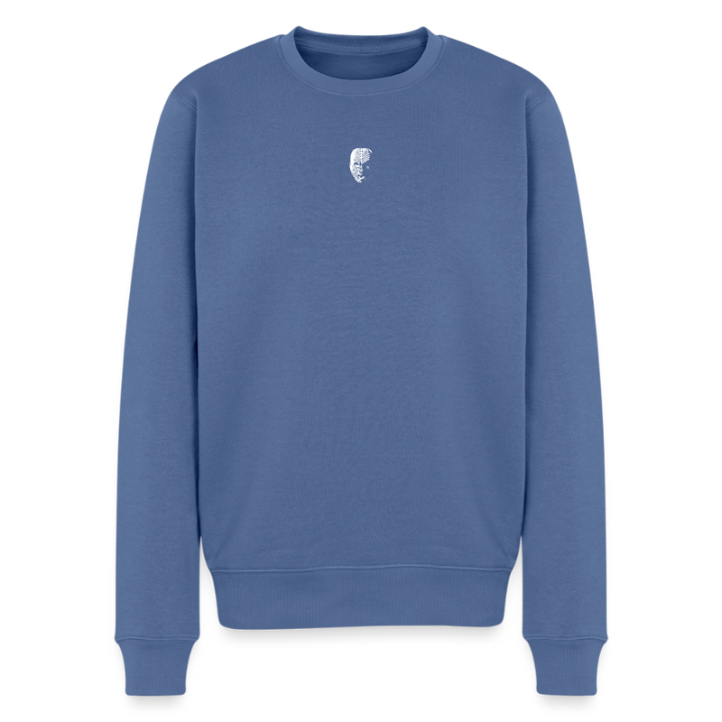 Männer Premium Pullover - Taubenblau