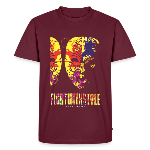 Männer Premium T-Shirt - Burgunderrot