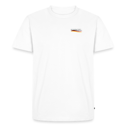 Fightwood® Germany Männer Premium T-Shirt – Fair & Nachhaltig, - Weiß