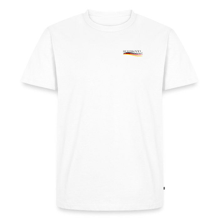 Fightwood® Germany Männer Premium T-Shirt – Fair & Nachhaltig, - Weiß