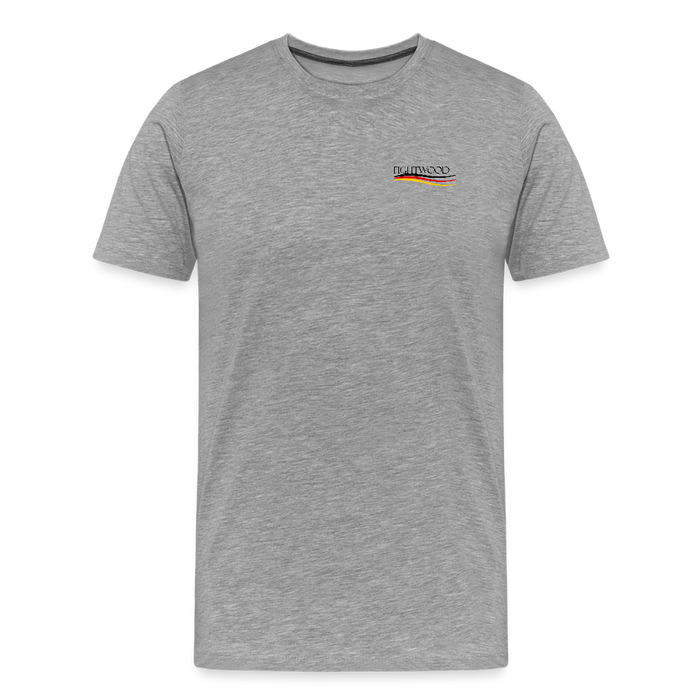 Fightwood® Germany Männer Premium T-Shirt – Fair & Nachhaltig, - Grau meliert