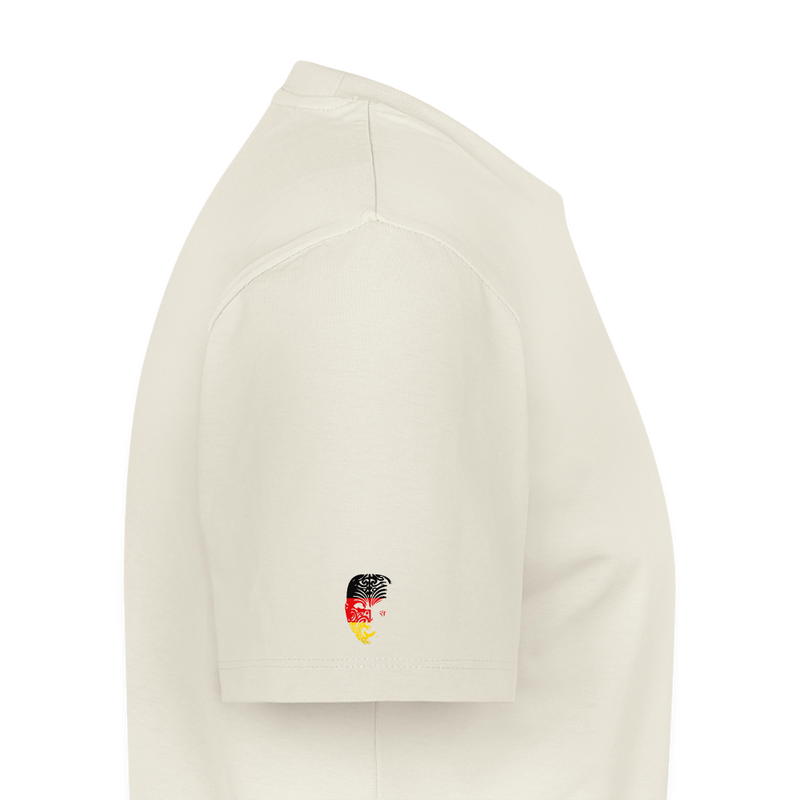 Fightwood® Germany Männer Premium T-Shirt V2 – Sleeve Edition - Naturweiß