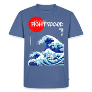 FIGHTWOOD Welle Männer Premium T-Shirt - Taubenblau