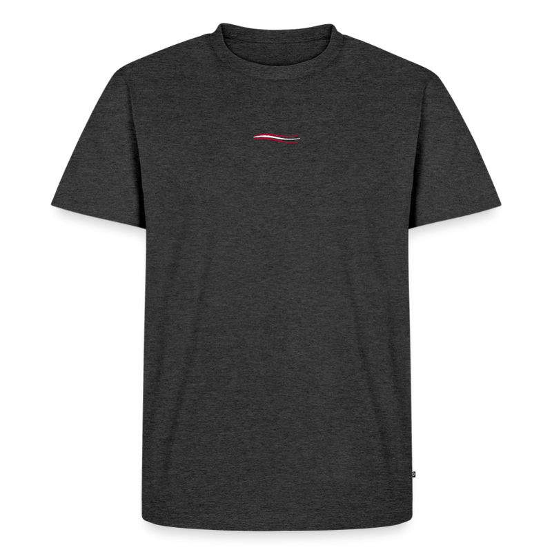 Fightwood® Austria Männer Premium T-Shirt – Fair produziert, 150 g/m², Training & Freizeit - Anthrazit meliert