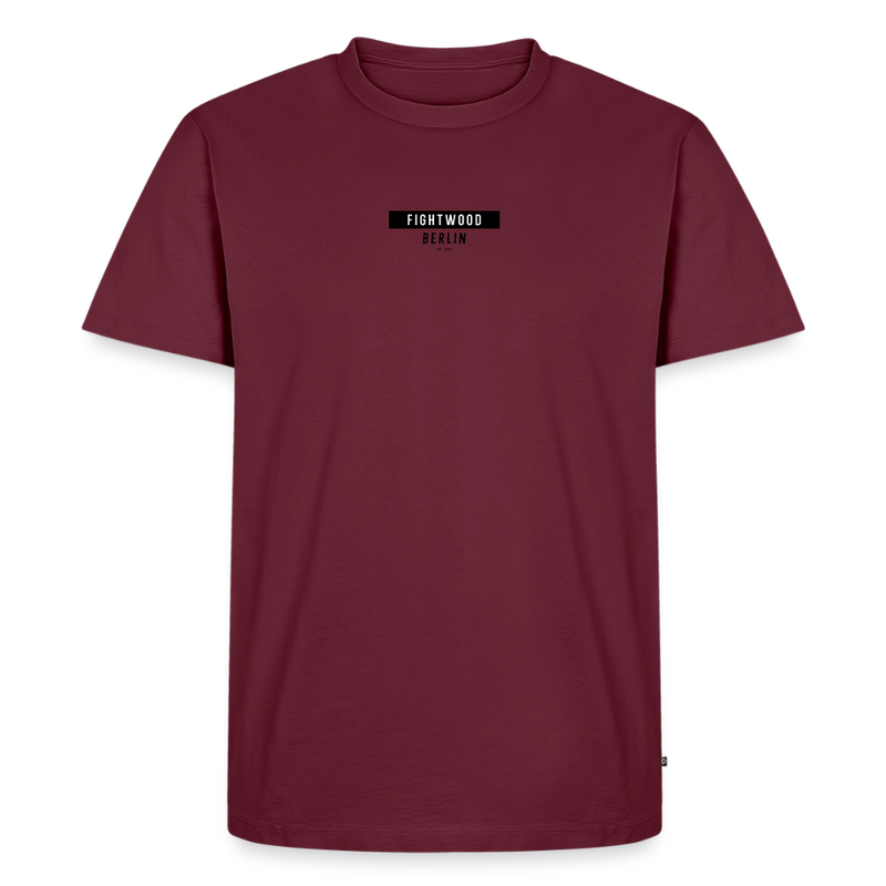 Männer Premium T-Shirt - Burgunderrot