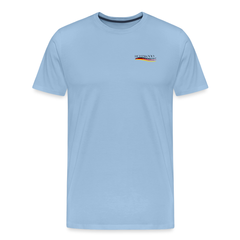 Fightwood® Germany Männer Premium T-Shirt – Fair & Nachhaltig, - Sky