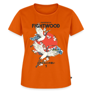 Fightwood Fightwithstyle Cranes - Frauen Premium T-Shirt - Orange 