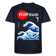 FIGHTWOOD Welle Männer Premium T-Shirt - Navy