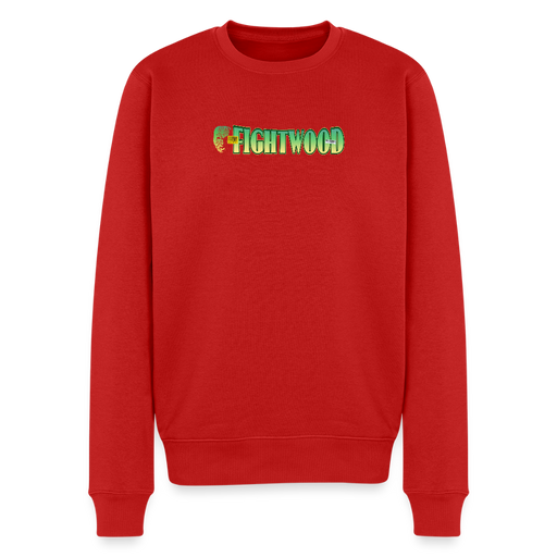 FIGHTWOOD Männer Premium Sweatshirt – mit Logo-Brustprint - Rot