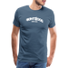 Männer Premium T-Shirt - Blaugrau