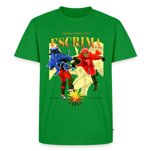 Fightwood Fightwithstyle Escrima Shirt – Premium T-Shirt für Escrima, Kali & Arnis - Hell - Grün