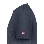 Fightwood® Austria Männer Premium T-Shirt – Fair produziert, 150 g/m², Training & Freizeit - Jeansblau 