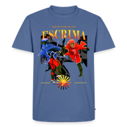 Fightwood Fightwithstyle Escrima Shirt – Premium T-Shirt für Escrima, Kali & Arnis - Taubenblau