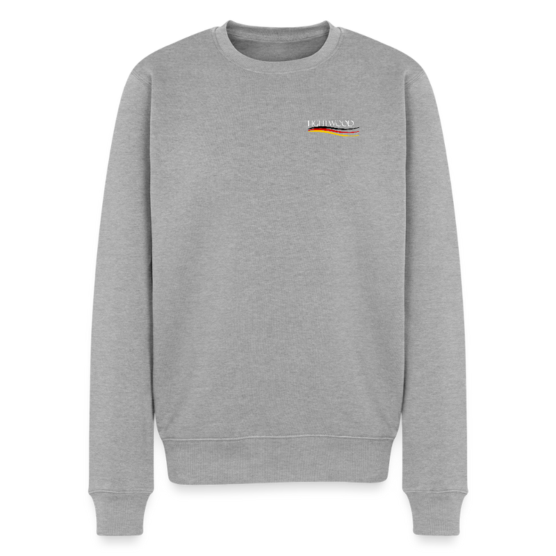 Männer Premium Pullover - Grau meliert