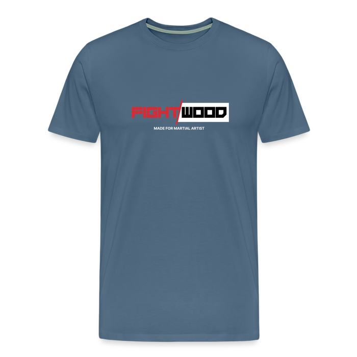 Männer Premium T-Shirt - Blaugrau