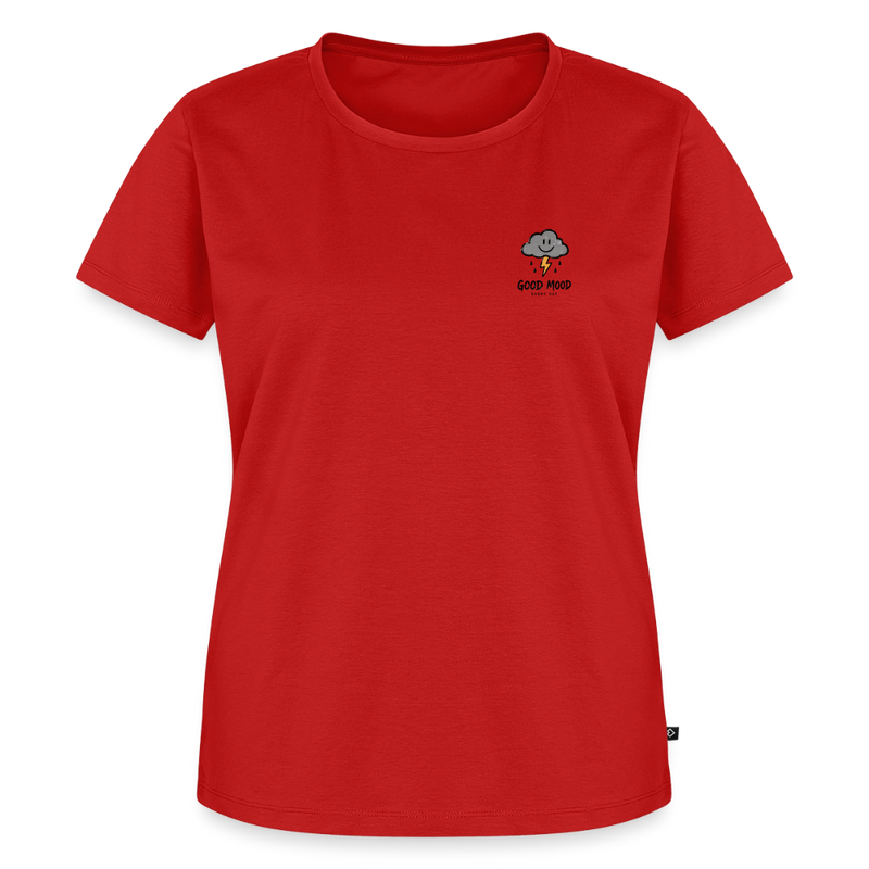 Fightwood good Mood bad Weather Frauen Premium T-Shirt - Rot