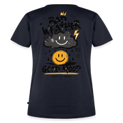 Fightwood good Mood bad Weather Frauen Premium T-Shirt - Navy