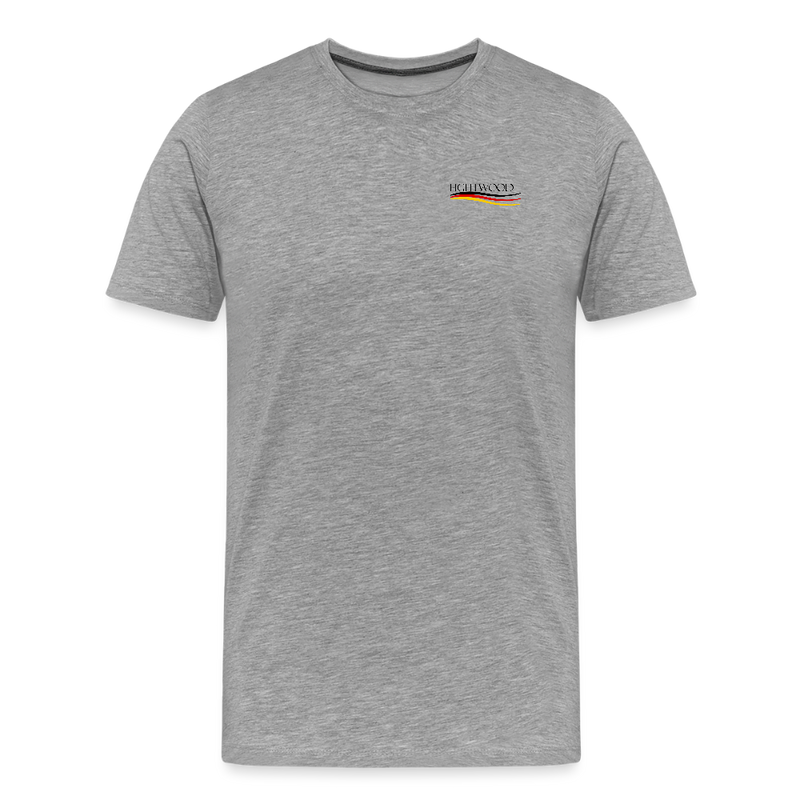 Fightwood® Germany Männer Premium T-Shirt – Fair & Nachhaltig, - Grau meliert