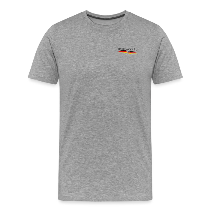 Fightwood® Germany Männer Premium T-Shirt – Fair & Nachhaltig, - Grau meliert