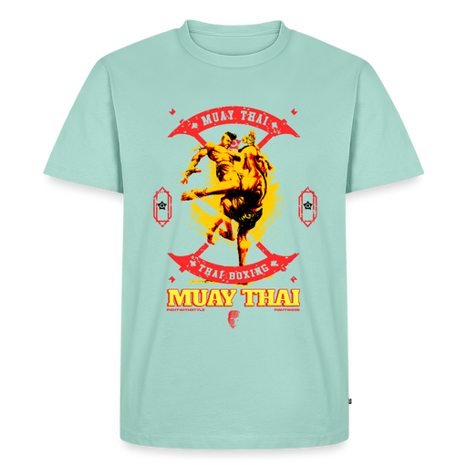 Fightwood Fightwithstyle Muay Thai - Männer Premium T-Shirt - Mint 
