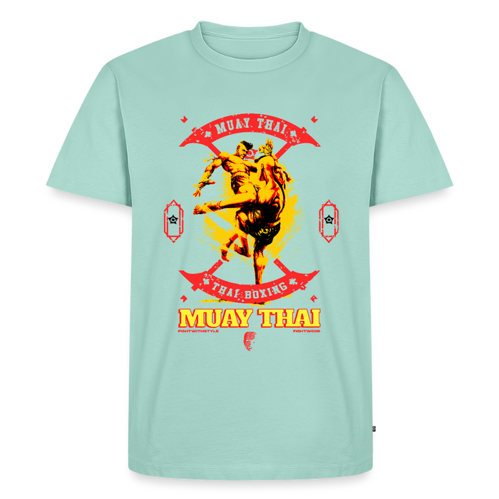 Fightwood Fightwithstyle Muay Thai - Männer Premium T-Shirt - Mint 