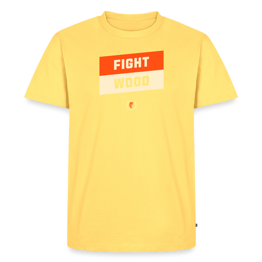 Fightwood Deklivo Männer Premium T-Shirt - Pastellgelb