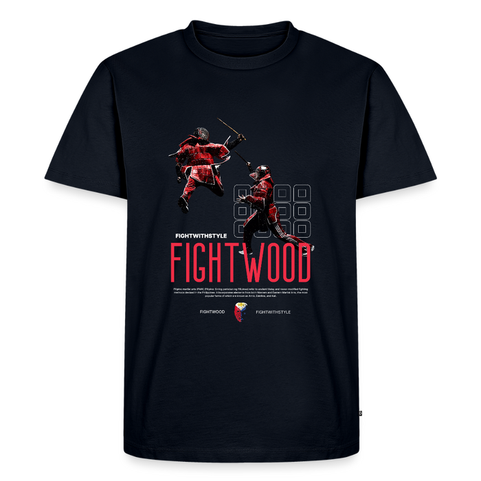Fightwood Escrima-Kali-Arnis Männer Premium T-Shirt - Navy