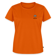 Fightwood good Mood bad Weather Frauen Premium T-Shirt - Orange 