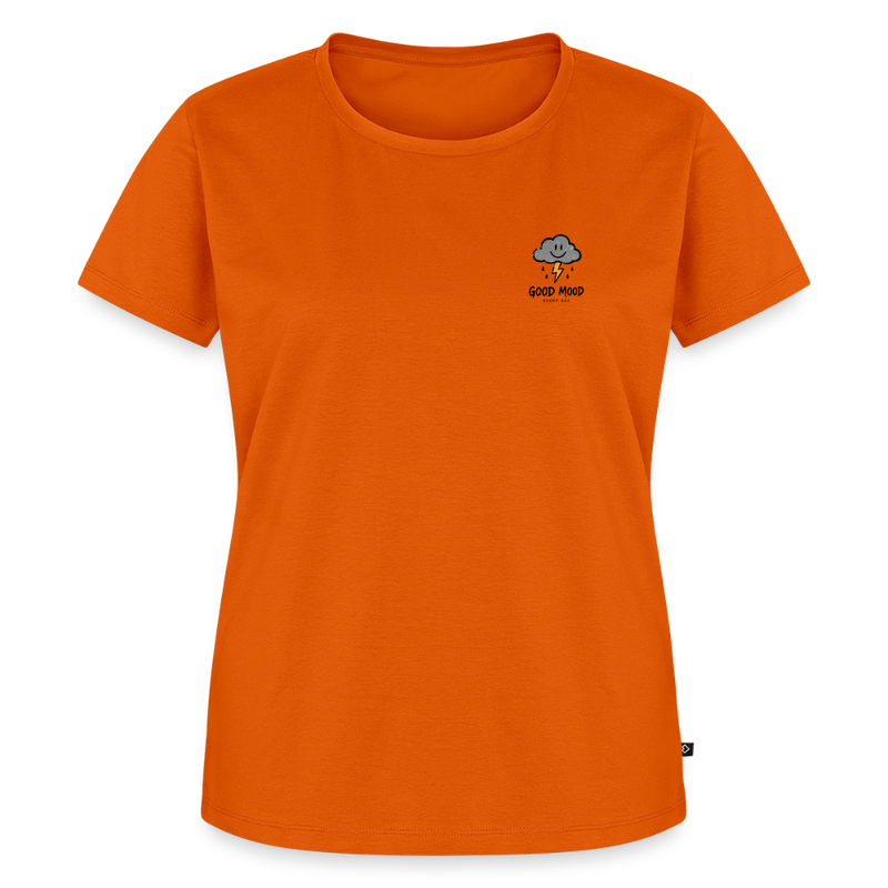 Fightwood good Mood bad Weather Frauen Premium T-Shirt - Orange 