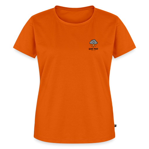 Fightwood good Mood bad Weather Frauen Premium T-Shirt - Orange 
