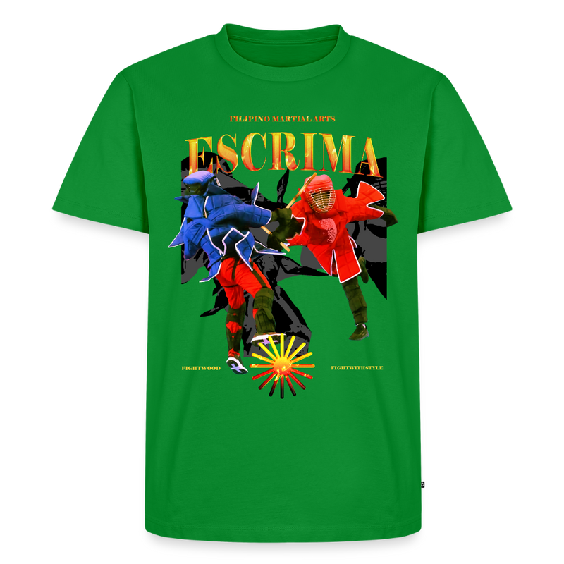 Fightwood Fightwithstyle Escrima Shirt – Premium T-Shirt für Escrima, Kali & Arnis - Grün