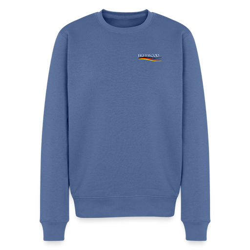 Männer Premium Pullover - Taubenblau
