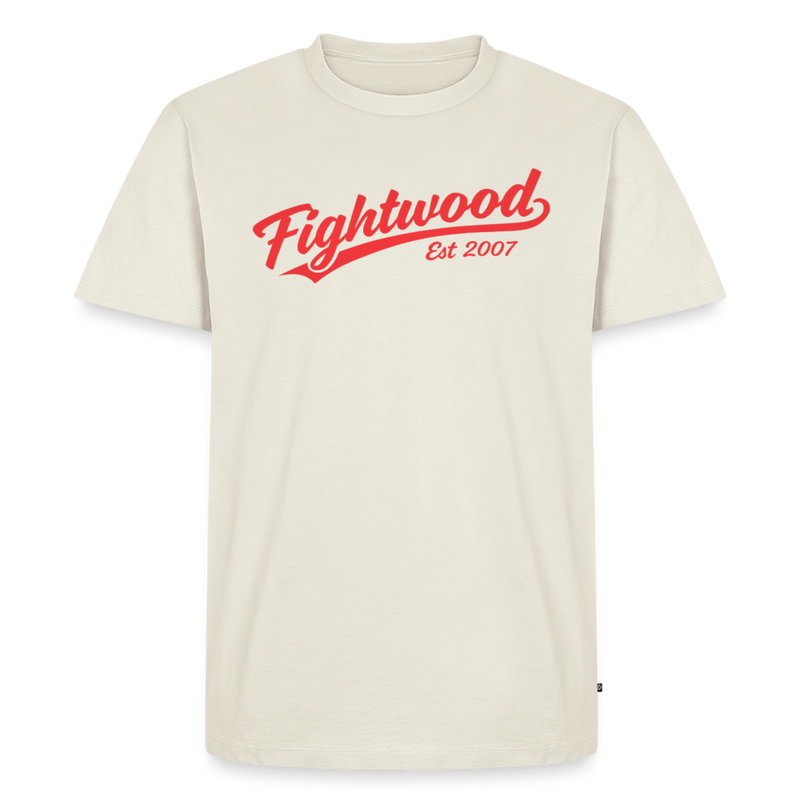 FIGHTWOOD Heritage T-Shirt – Est. 2007 Männer Premium T-Shirt - Naturweiß