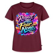 Frauen Premium T-Shirt - Burgunderrot