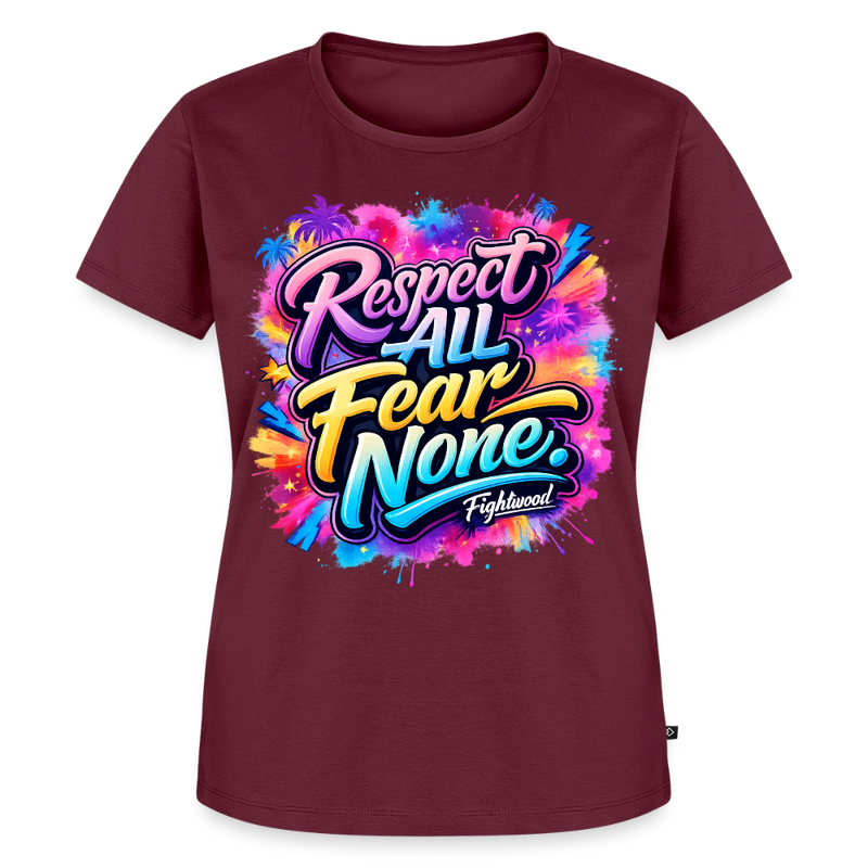 Frauen Premium T-Shirt - Burgunderrot