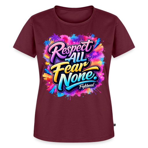 Frauen Premium T-Shirt - Burgunderrot