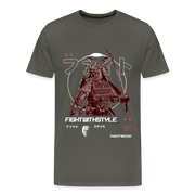 Fightwood Samurai Premium T-Shirt – Nachhaltig, Bequem & Stylisch - Asphalt