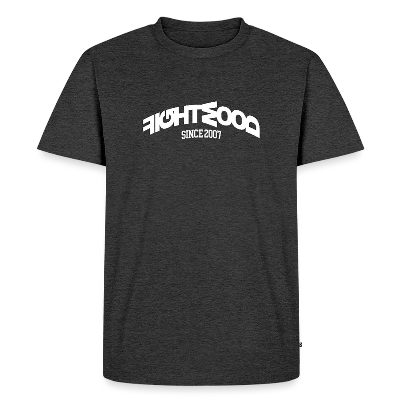 Fightwood Muddled Männer Premium T-Shirt - Anthrazit meliert
