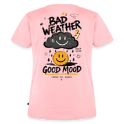 Fightwood good Mood bad Weather Frauen Premium T-Shirt - Rosa