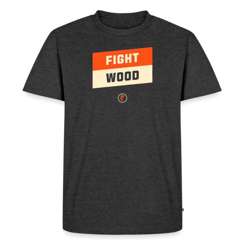 Fightwood Deklivo Männer Premium T-Shirt - Anthrazit meliert