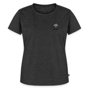 Fightwood good Mood bad Weather Frauen Premium T-Shirt - Anthrazit meliert