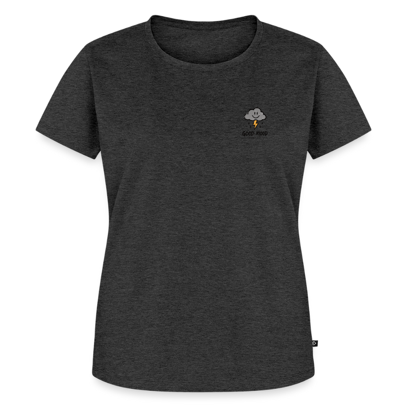 Fightwood good Mood bad Weather Frauen Premium T-Shirt - Anthrazit meliert
