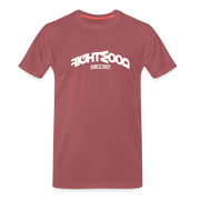 Fightwood Muddled Männer Premium T-Shirt - washed Burgundy