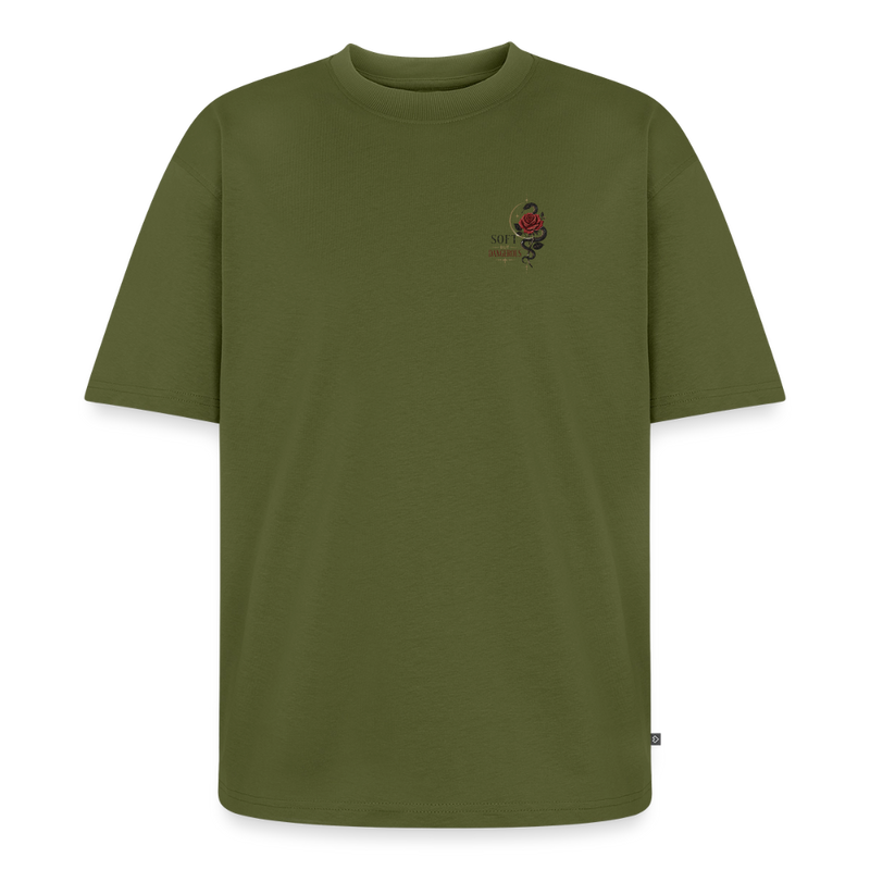 Unisex Premium Oversized Bio T-Shirt - Khaki
