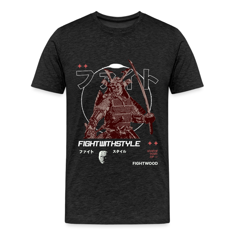 Fightwood Samurai Premium T-Shirt – Nachhaltig, Bequem & Stylisch - Anthrazit