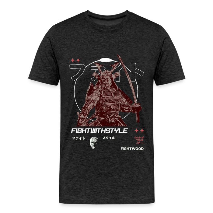 Fightwood Samurai Premium T-Shirt – Nachhaltig, Bequem & Stylisch - Anthrazit