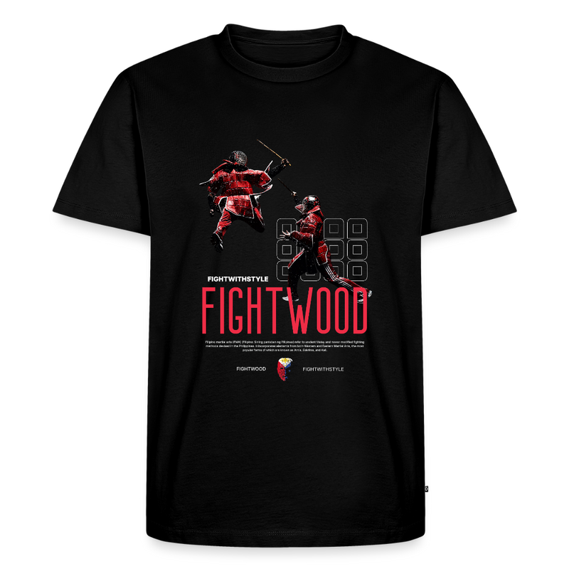 Fightwood Escrima-Kali-Arnis Männer Premium T-Shirt - Schwarz